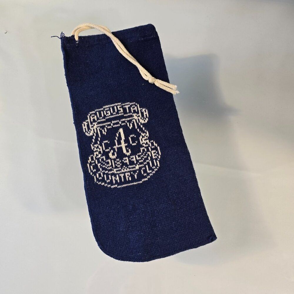 Vintage Augusta Country Club Drawstring Bag Michael Reynolds PGA Professional
